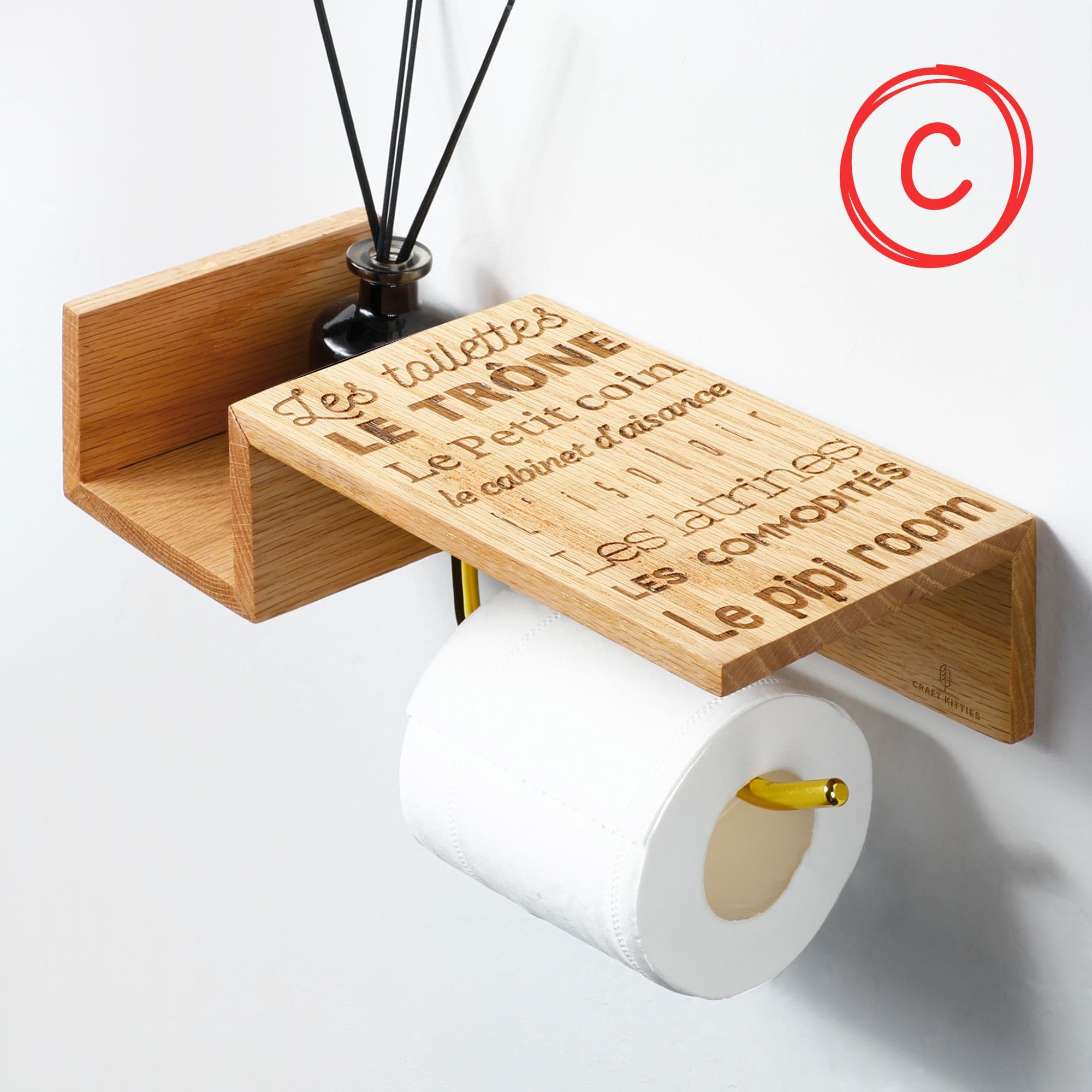Les porte-papier toilette originaux : pour une touche d'originalité da –  Craft Kittiesfr