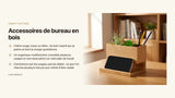 Accessoires de bureau en bois : quels essentiels choisir ?