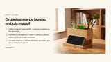 Organisateur de bureau en bois massif : le guide d'achat