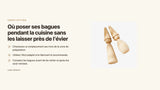 Où poser ses bagues pendant la cuisine sans les laisser près de l'évier ?