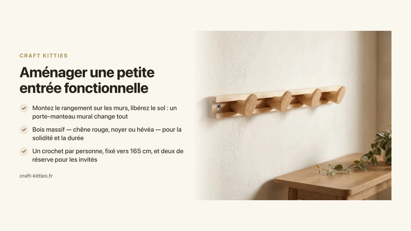Aménager une petite entrée fonctionnelle : les essentiels à ne pas rater — Craft Kitties