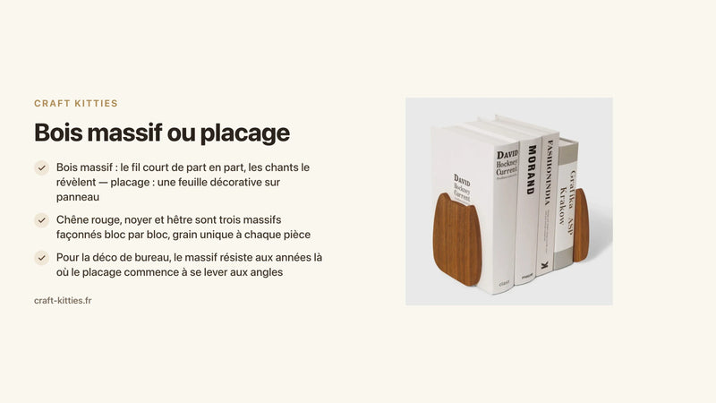 Bois massif ou placage : comment les différencier et lequel choisir pour la décoration ? — Craft Kitties
