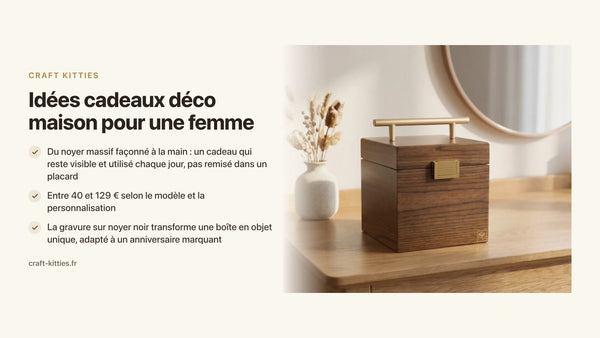 Idées cadeaux déco maison pour une femme : ce qui plaît réellement vs ce qu'on offre d'habitude — Craft Kitties