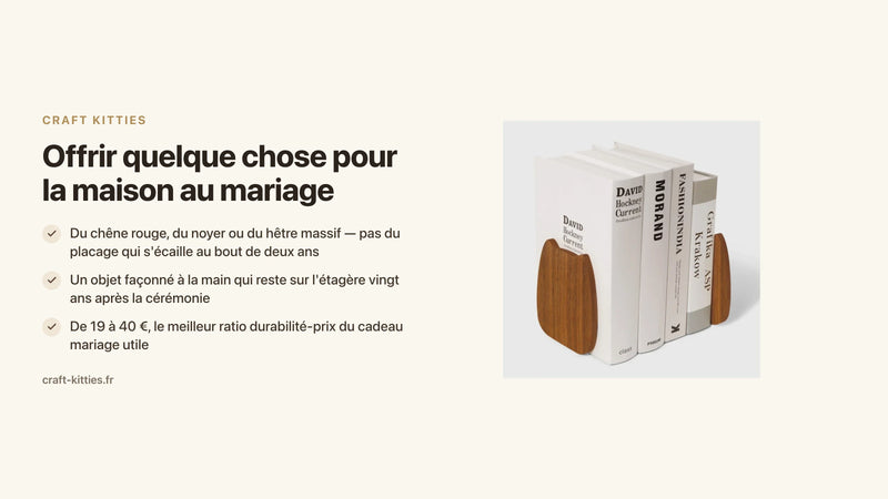 Offrir quelque chose pour la maison au mariage : les cadeaux qui traversent les années — Craft Kitties