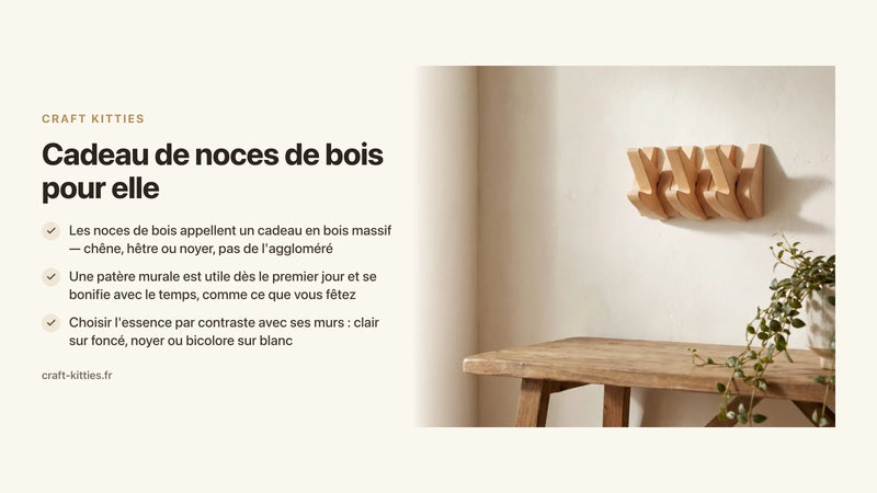 Cadeau de noces de bois pour elle : comment marquer ce 5e anniversaire — Craft Kitties
