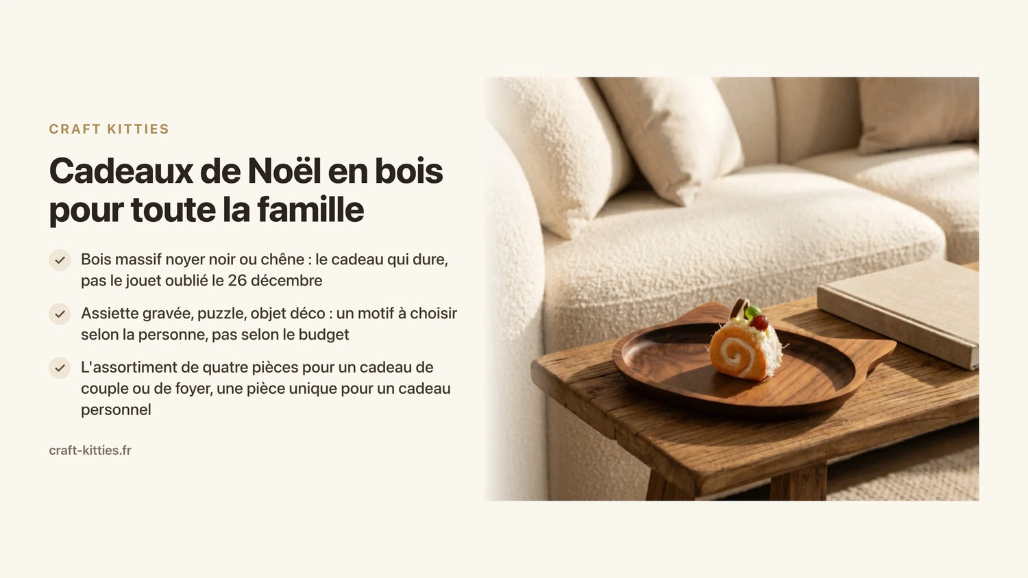 Cadeaux de Noël en bois pour toute la famille : du puzzle aux objets déco adulte — Craft Kitties