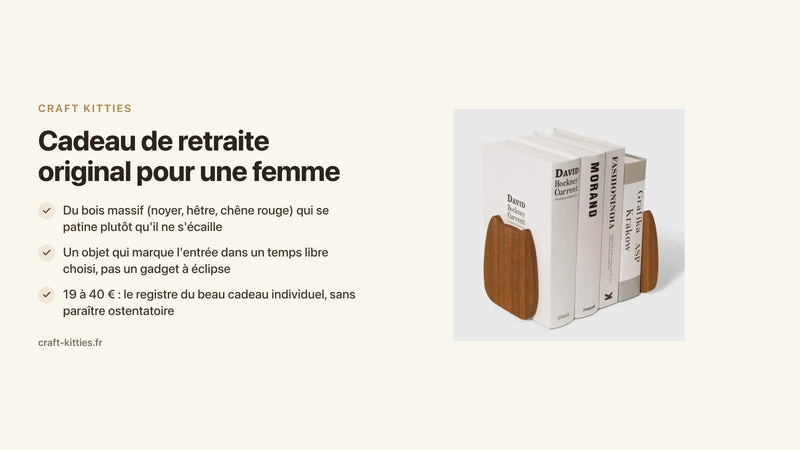 Cadeau de retraite original pour une femme : marquer le départ avec du beau — Craft Kitties