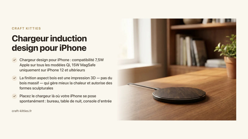 Chargeur induction design pour iPhone : les meilleurs modèles — Craft Kitties
