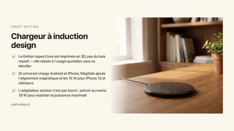 Chargeur à induction design : 7 critères pour un beau chargeur — Craft Kitties