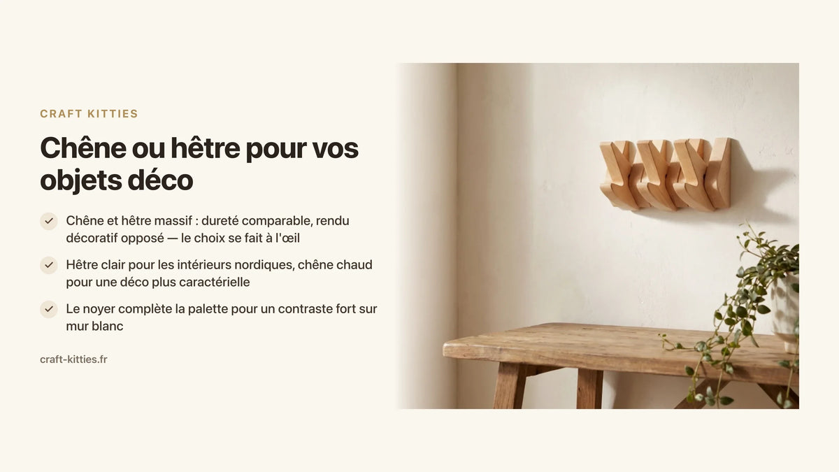 Chêne ou hêtre pour vos objets déco : lequel est réellement plus durable ? — Craft Kitties