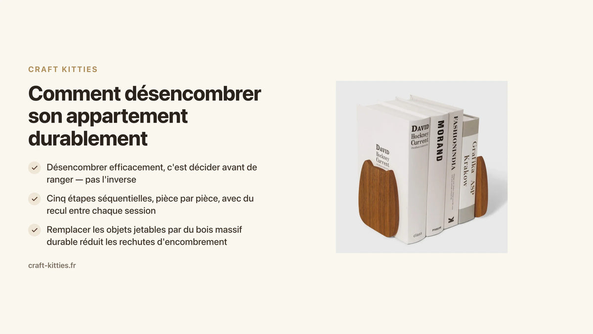 Comment désencombrer son appartement durablement : méthode simple en 5 étapes — Craft Kitties