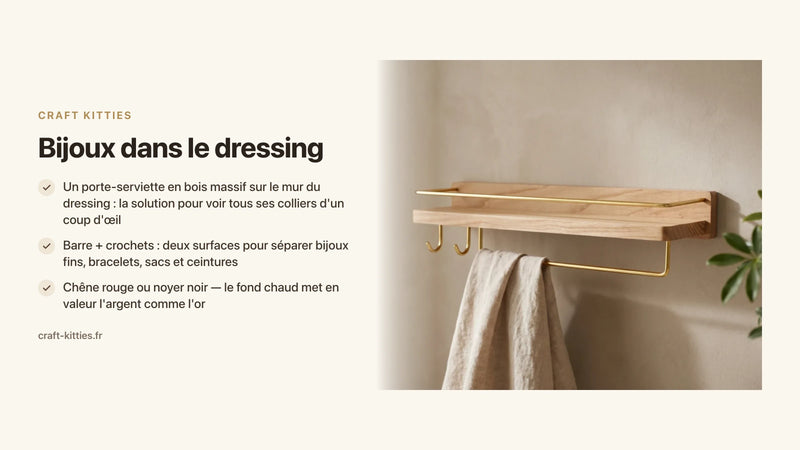 Bijoux dans le dressing : comment créer un espace rangement dédié et visible — Craft Kitties