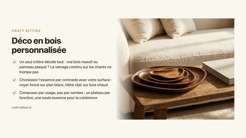Déco en bois personnalisée : guide pour commander une pièce unique en bois massif — Craft Kitties