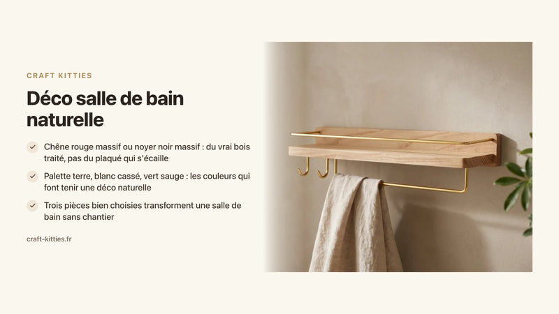 Déco salle de bain naturelle : matériaux, couleurs et accessoires qui changent tout — Craft Kitties