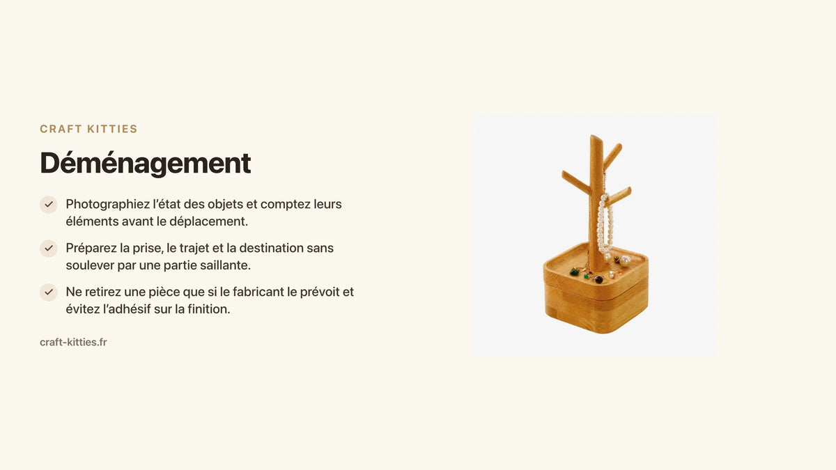 Déménagement : préparer ses petits objets en bois avant de les déplacer — Craft Kitties