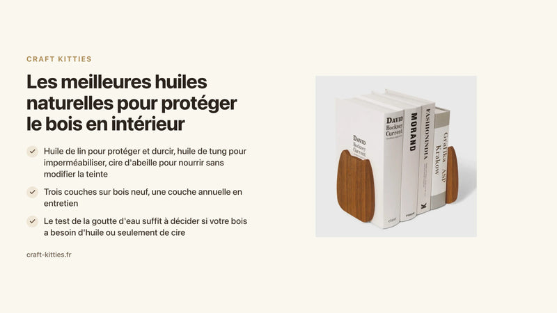 Les meilleures huiles naturelles pour protéger le bois en intérieur — Craft Kitties
