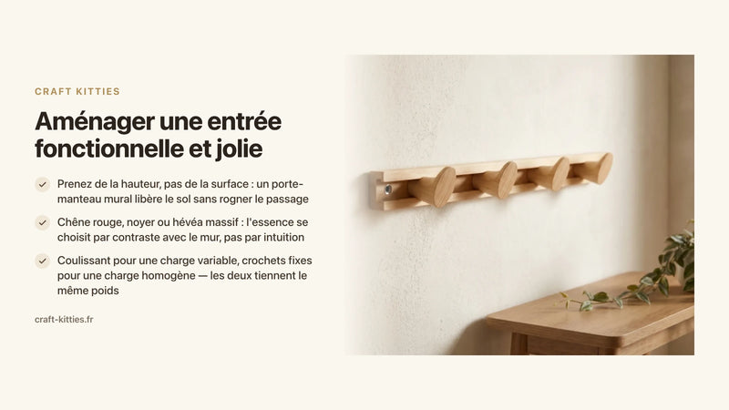 Aménager une entrée fonctionnelle et jolie : le guide complet pas à pas — Craft Kitties