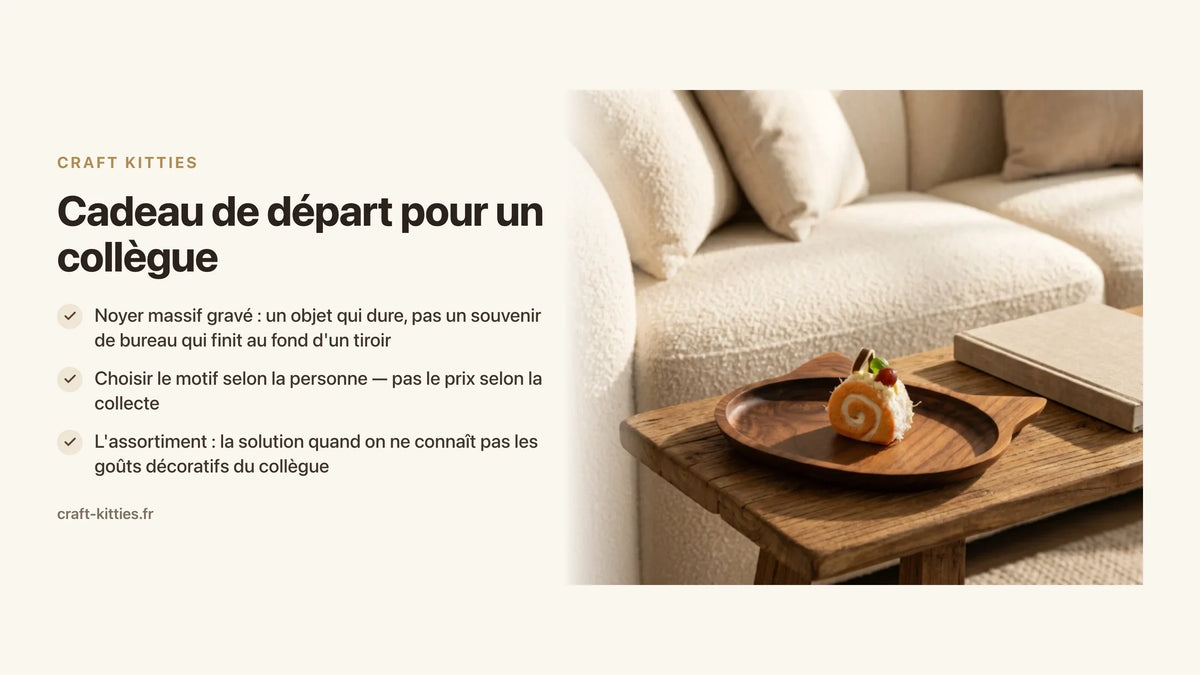 Cadeau de départ pour un collègue : original, utile, et sans gadget inutile — Craft Kitties