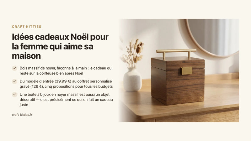 Idées cadeaux Noël pour la femme qui aime sa maison : le guide bois — Craft Kitties