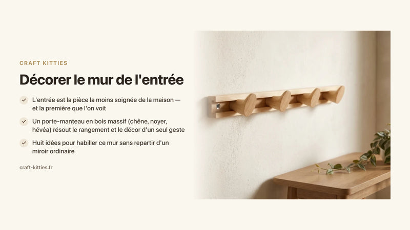 Décorer le mur de l'entrée : 8 idées originales au lieu du miroir classique — Craft Kitties