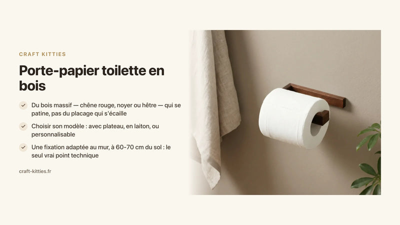 Porte-papier toilette en bois : le guide d'achat complet — Craft Kitties