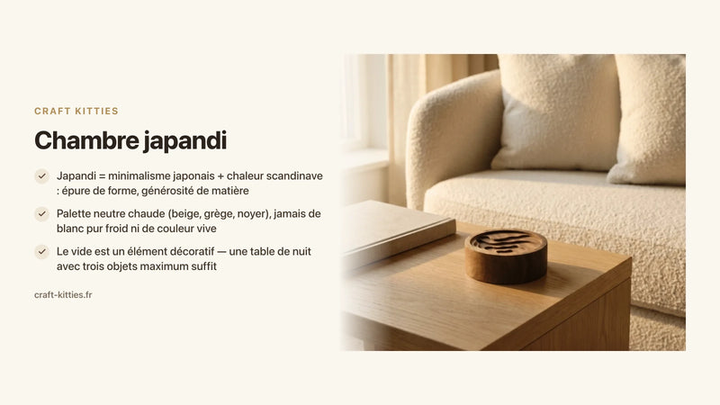 Chambre japandi : les 7 règles d'or pour un intérieur zen et chaleureux — Craft Kitties