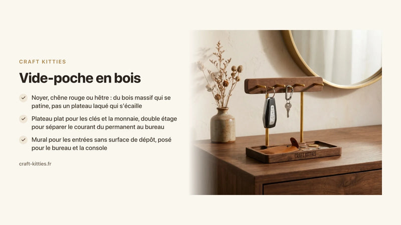 Vide-poche en bois : le guide pour choisir le bon modèle — Craft Kitties