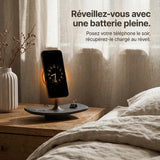 Chargeur sans fil Plateau Noir — station MagSafe design