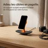 Chargeur sans fil Plateau Noir — station MagSafe design