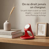 Chargeur sans fil Vaisseau Rouge — station de charge design