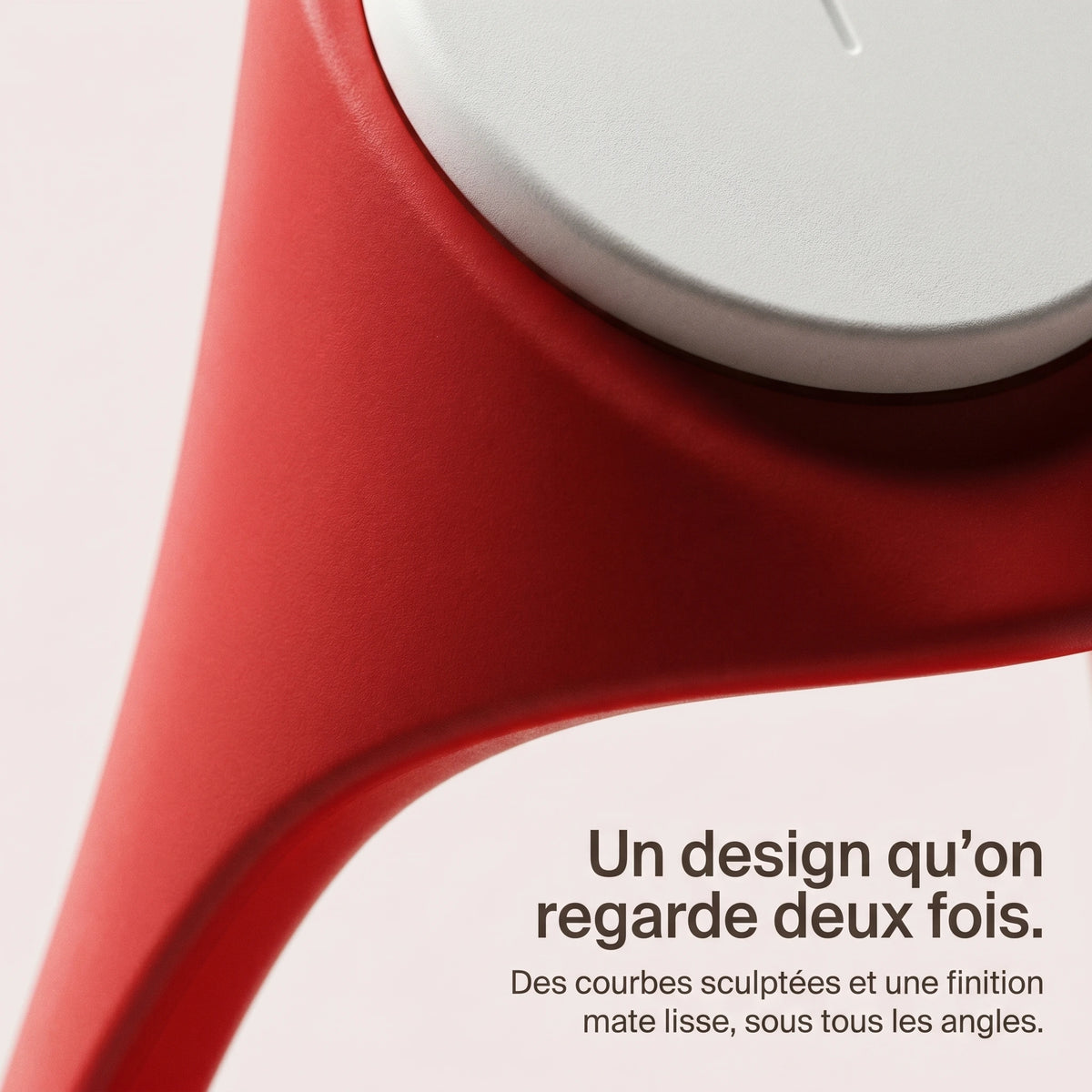 Chargeur sans fil Vaisseau Rouge — station de charge design