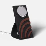 Support téléphone ArcFusion aspect bois — MagSafe & Android