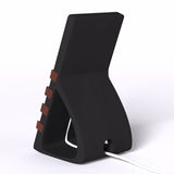 Support téléphone ArcFusion aspect bois — MagSafe & Android
