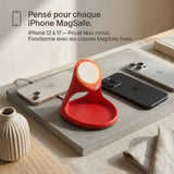 Chargeur sans fil Vaisseau Rouge — station de charge design