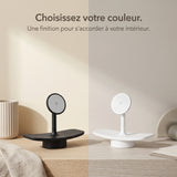 Chargeur sans fil Plateau Noir — station MagSafe design