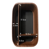 Boîte à mouchoirs en bois design avec compartiments