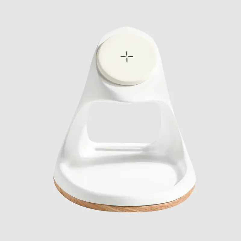 Chargeur sans fil design vase – Blanc