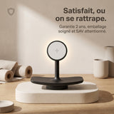 Chargeur sans fil Plateau Noir — station MagSafe design