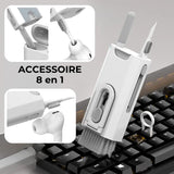 Kit nettoyage 8 en 1 — Accessoire multifonction bureau