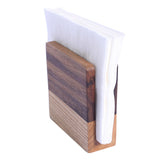 Porte-serviettes en bois noyer & chêne — Modèle Classique