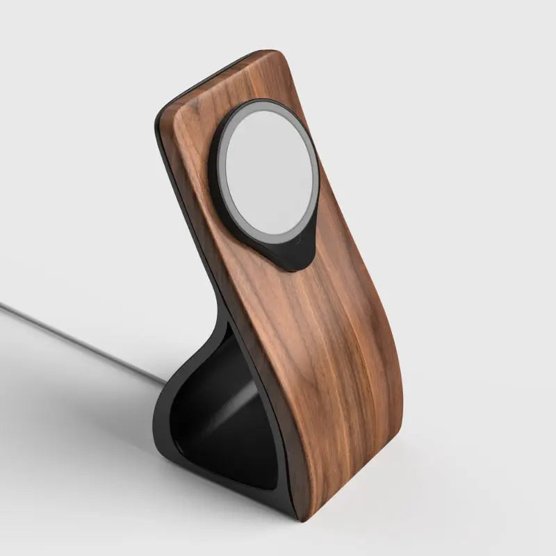 Support téléphone Woodface aspect bois — MagSafe & Android