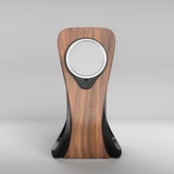 Support MagSafe WaveCraft — chargeur iPhone bois bureau