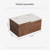 Boîte à masques jetables en bois — rangement décoratif