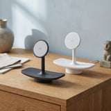Chargeur sans fil Plateau Noir — station MagSafe design