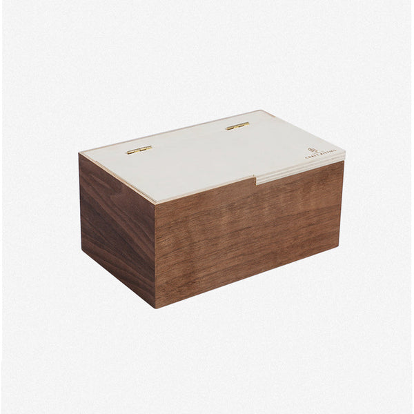 Boîte à masques jetables en bois — rangement décoratif