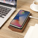 Chargeur sans fil en noyer — Modèle Ōkibo grand format