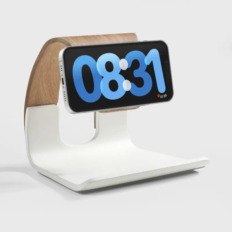 Chargeur MagSafe Cascade 2025 — édition aspect bois