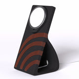 Support MagSafe ArcFusion — chargeur iPhone design arc bois