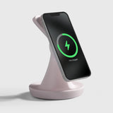 Chargeur sans fil lapin aspect bois