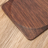 Chargeur sans fil en noyer — Petit modèle compact 10 cm